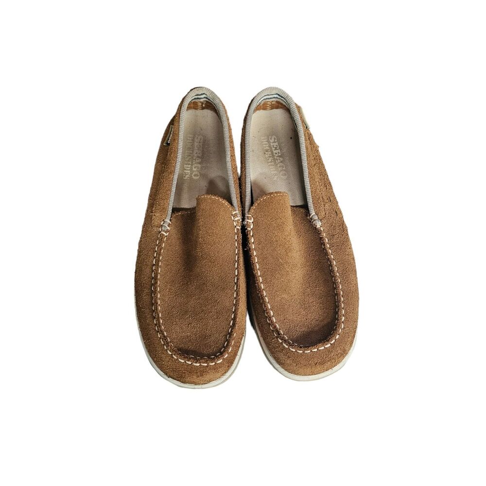 SEBAGO Dock Slides Nubuck Darling Light Brown Suede Size 9.5‎